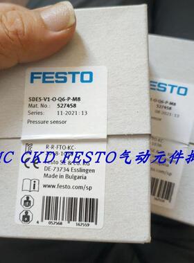 议价FESTO费斯托压力传器 SDE5-V1-O-Q6-P-M8 527458 特