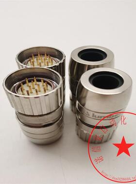 议价隆堡M23内螺纹12针编码器插头0976PMC201 KABELSTV/12/STIFT/