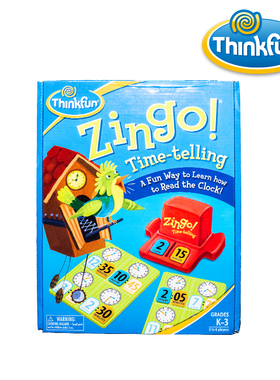 美国ThinkFun Zingo眼明手快时间乐