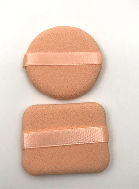 贝津超微粒子洗脸扑/粉扑/化妆扑圆方两款可选6CM