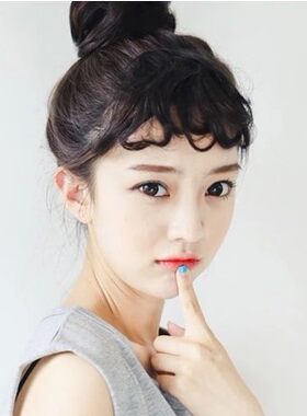 韩式潮流空气刘海超薄刘海超卷刘海发片碎齐刘海假发片 无痕隐形
