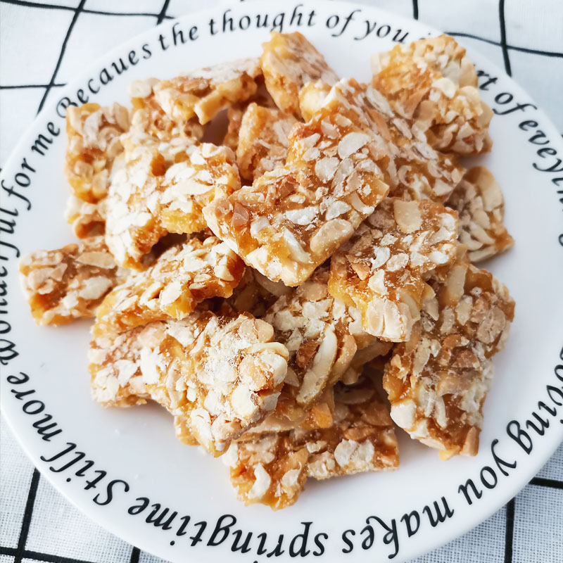 徐州特产花生糖手工芝麻花生酥糖网红零食老式小吃传统糕点500克