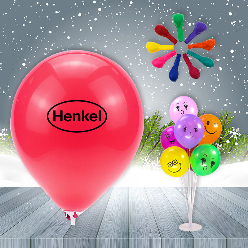 气球椭圆形气球喜庆用品节庆婚礼1000起定制企业logo气氛活动礼品