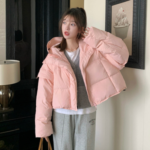 数据好 可拆卸两穿五色连帽短羽绒服C010-610-P235-K348图片