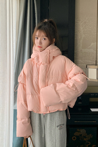 数据好 可拆卸两穿五色连帽短羽绒服C010-610-P235-K348图片
