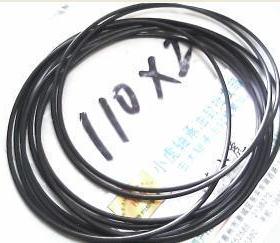110*2 110X2 耐油黑色丁青橡胶O型密封圈内径106外径110线径2毫米