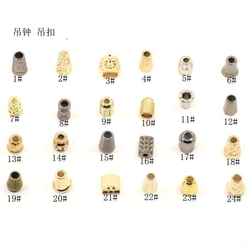 JR纽扣专卖金属吊钟抽绳卫衣帽绳装饰头吊扣冲锋衣尾夹diy配件