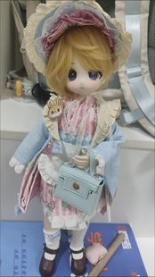 bjd六分四分ins风学院包娃包pu包可爱轻奢日系小方包娃娃配饰包包