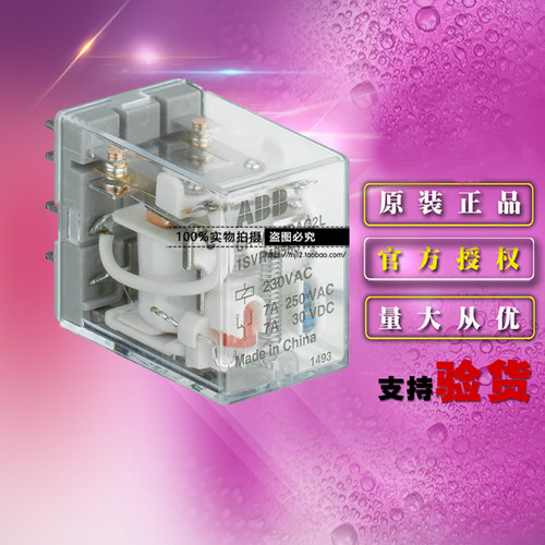 ABB插拔式接口中间继电器 10139377 CR-MX024DC2L 24VDC 原装正品