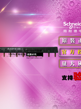 原装正品施耐德汇流排12x18mm梳状母排 A9XPH112 1P 12位 接线排