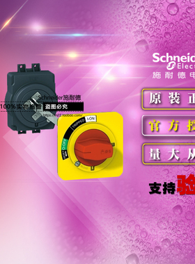 原装施耐德NSC100ROTEO红黄色紧急延伸旋转手柄 适用于NSC60/100