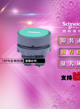 原装正品 施耐德开关 ZB5AA331C 白I字绿色平头按钮头 ZB5-AA331C