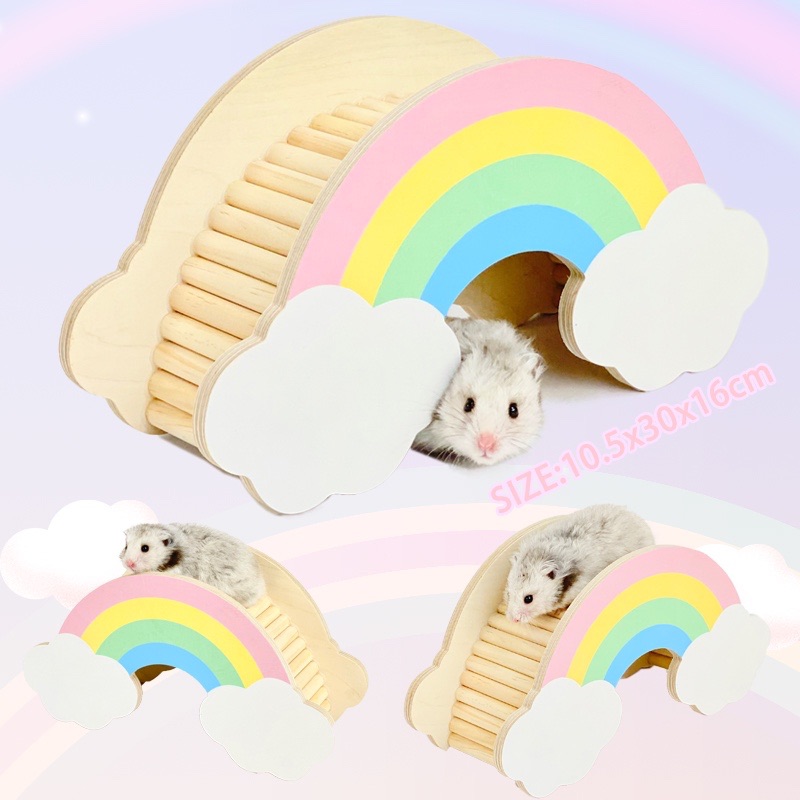 亚克力透明云端梯仓鼠玩具