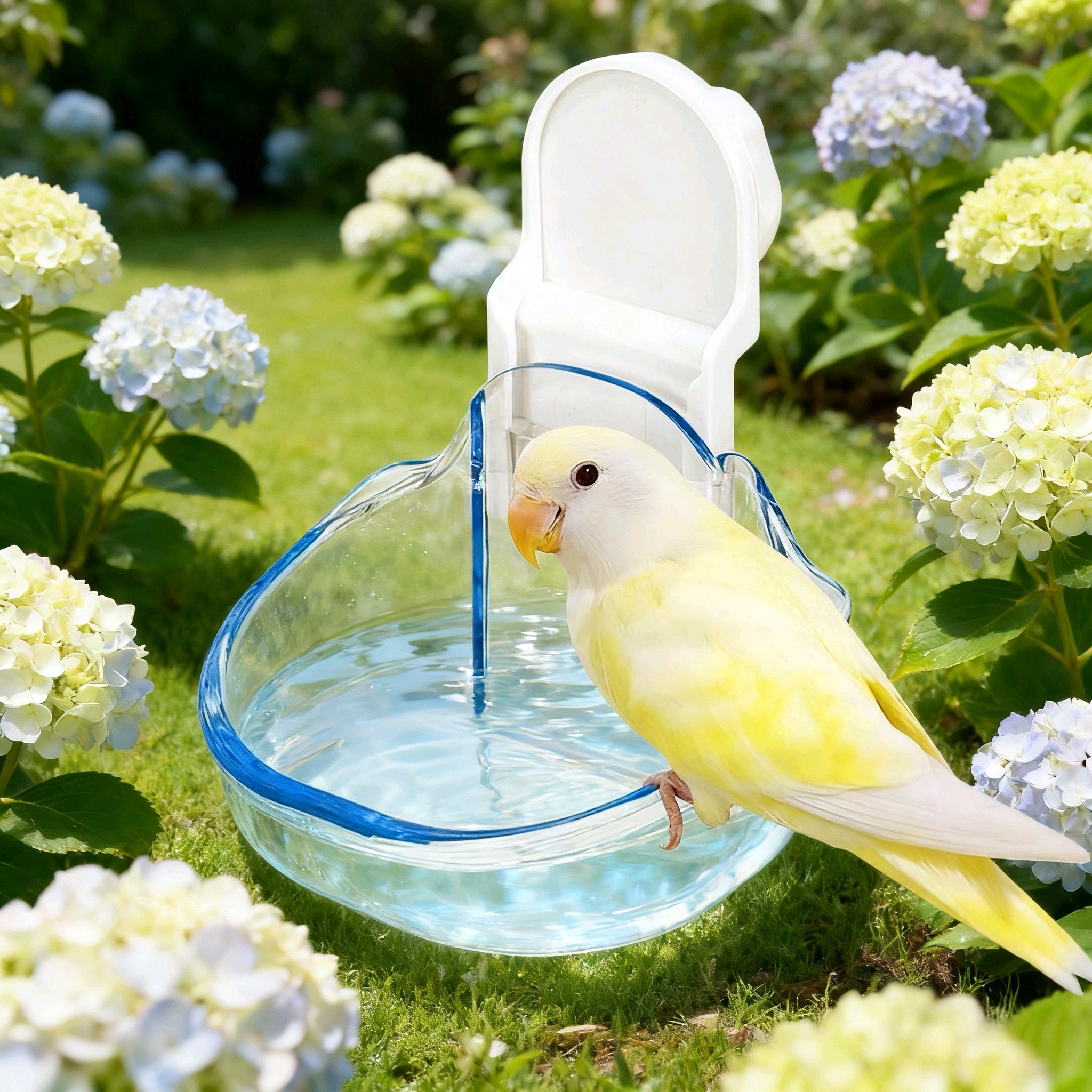 刺星球鸟笼内置浴室水晶洗澡盆