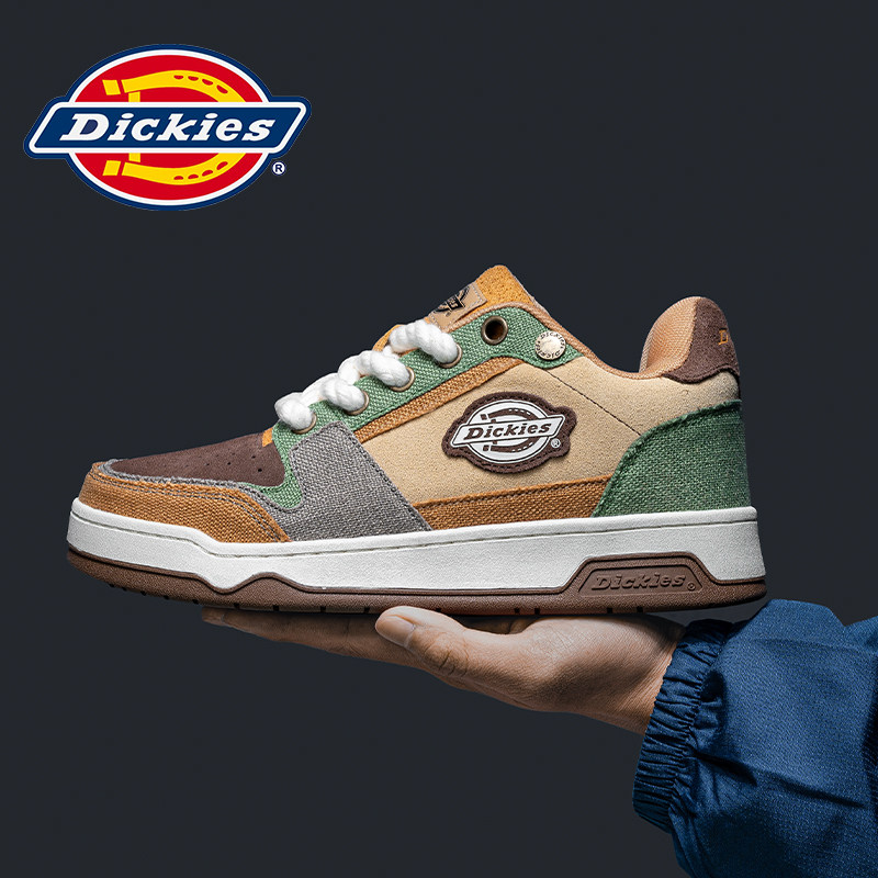 Dickies板鞋男款2026新款夏季男鞋运动休闲鞋男百搭面包鞋男潮鞋,流行男鞋,休闲板鞋,淘宝优惠券,粉丝福利购,淘宝优惠卷