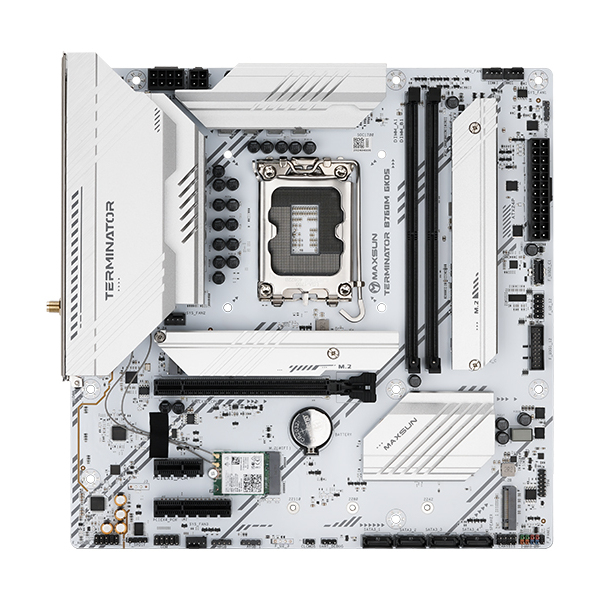 铭瑄(MAXSUN) MS-TerminatorB760M GKD5 ICE电脑游戏主板支持DDR4