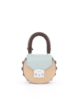 【清仓特价】 SALAR Milano米兰设计师品牌 圆包 MIMI拼色18新款