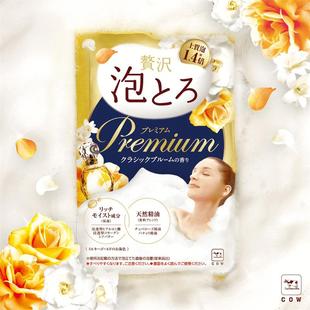 40g 花香泡澡浴盐袋装 24年新品 日本COW牛乳石碱泡泡浴超多泡泡经典