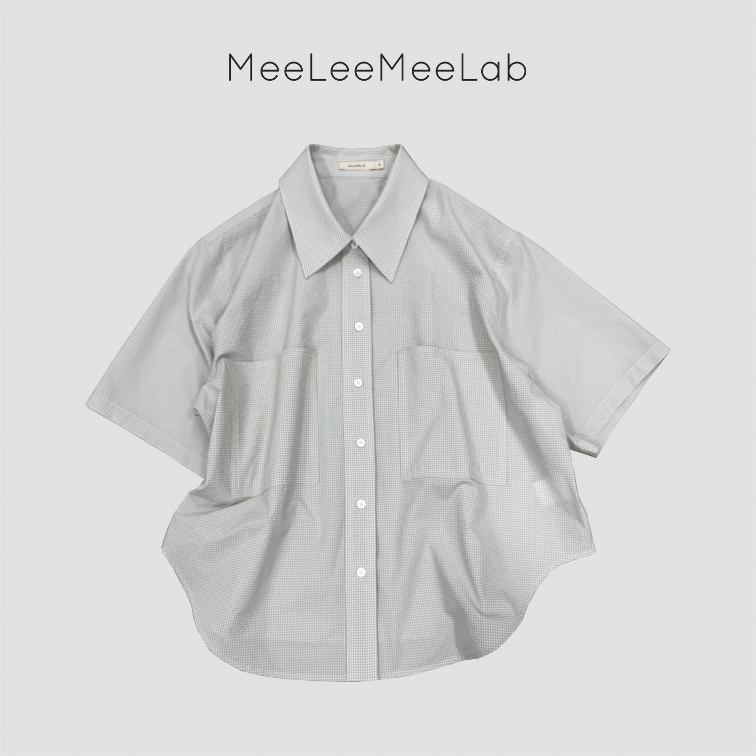 MeeLeeMeeLab 绅士轻户外日本进口干爽速干工装风短款短袖衬衫