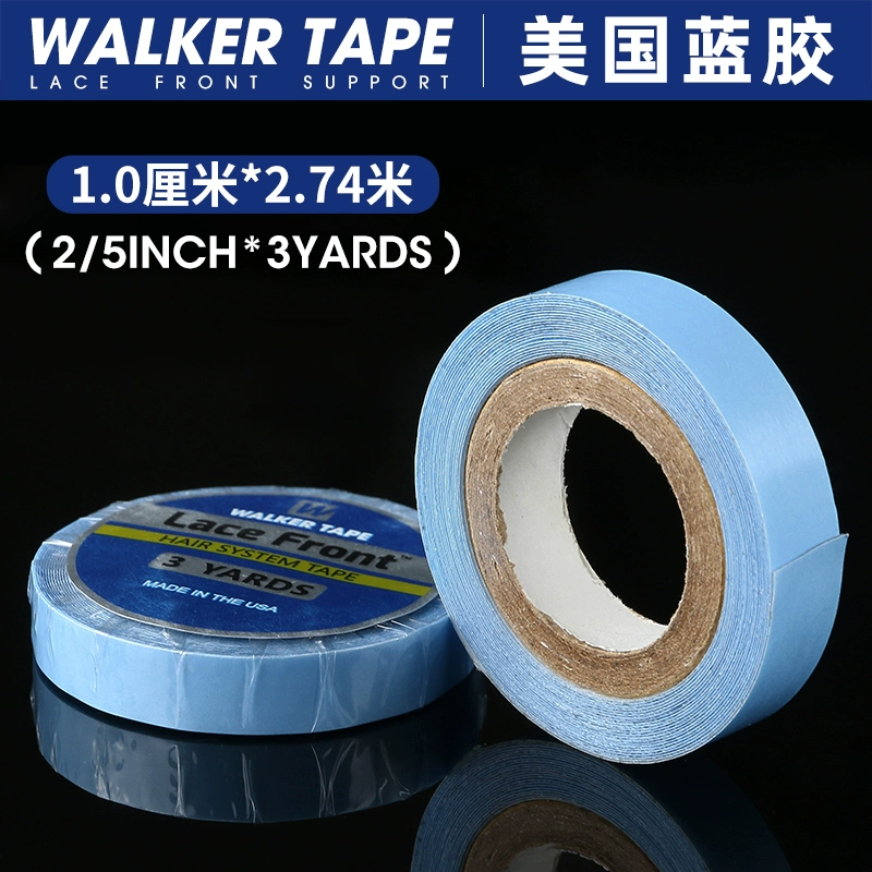 美国蓝胶假发双面胶无痕接发替换胶片Lace Front Supprot1.0x3码