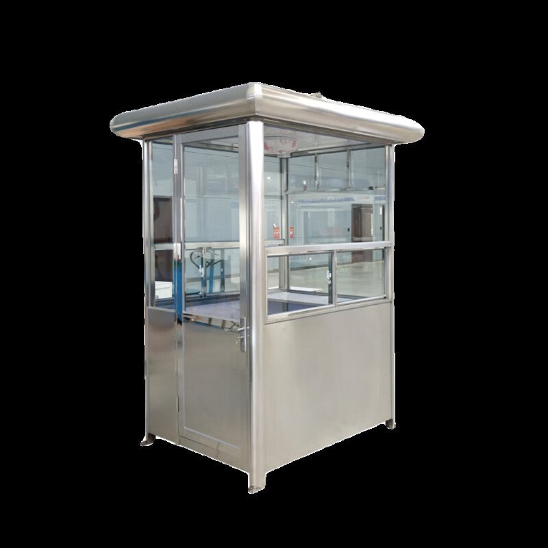 不锈钢岗亭保安亭停车场收费亭201不锈钢成品岗亭 治安岗亭值班室