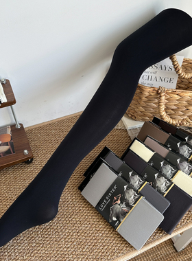 厚黑美学天鹅绒连裤袜秋冬jk打底袜显瘦亲肤奶白丝袜日系光腿神器