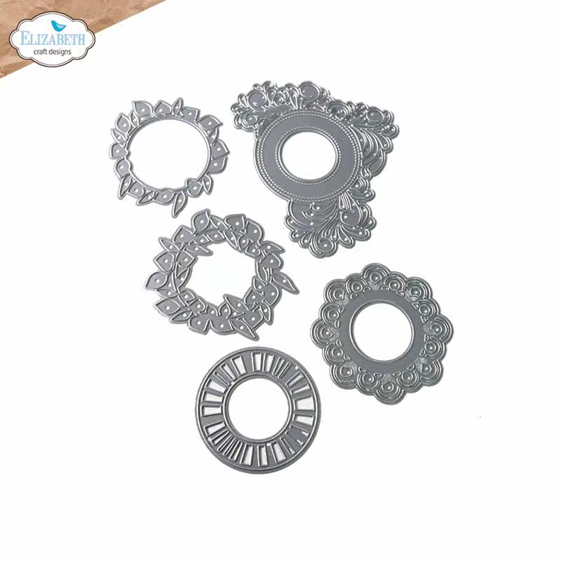 Elizabeth相机镜头附加手帐刀模 切割模板Iris Shutter Add Ons