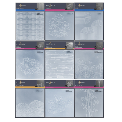 新Altenew塑料压花模板 凹凸板印夹纹理夹立体Embossing Folder17