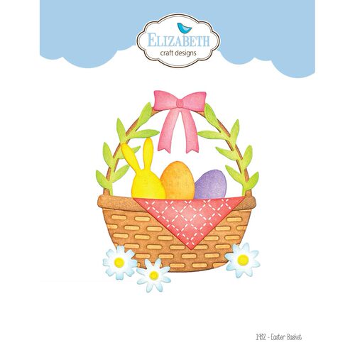 Elizabeth复活节花篮刀模 彩蛋春天兔子模板进口Easter Basket