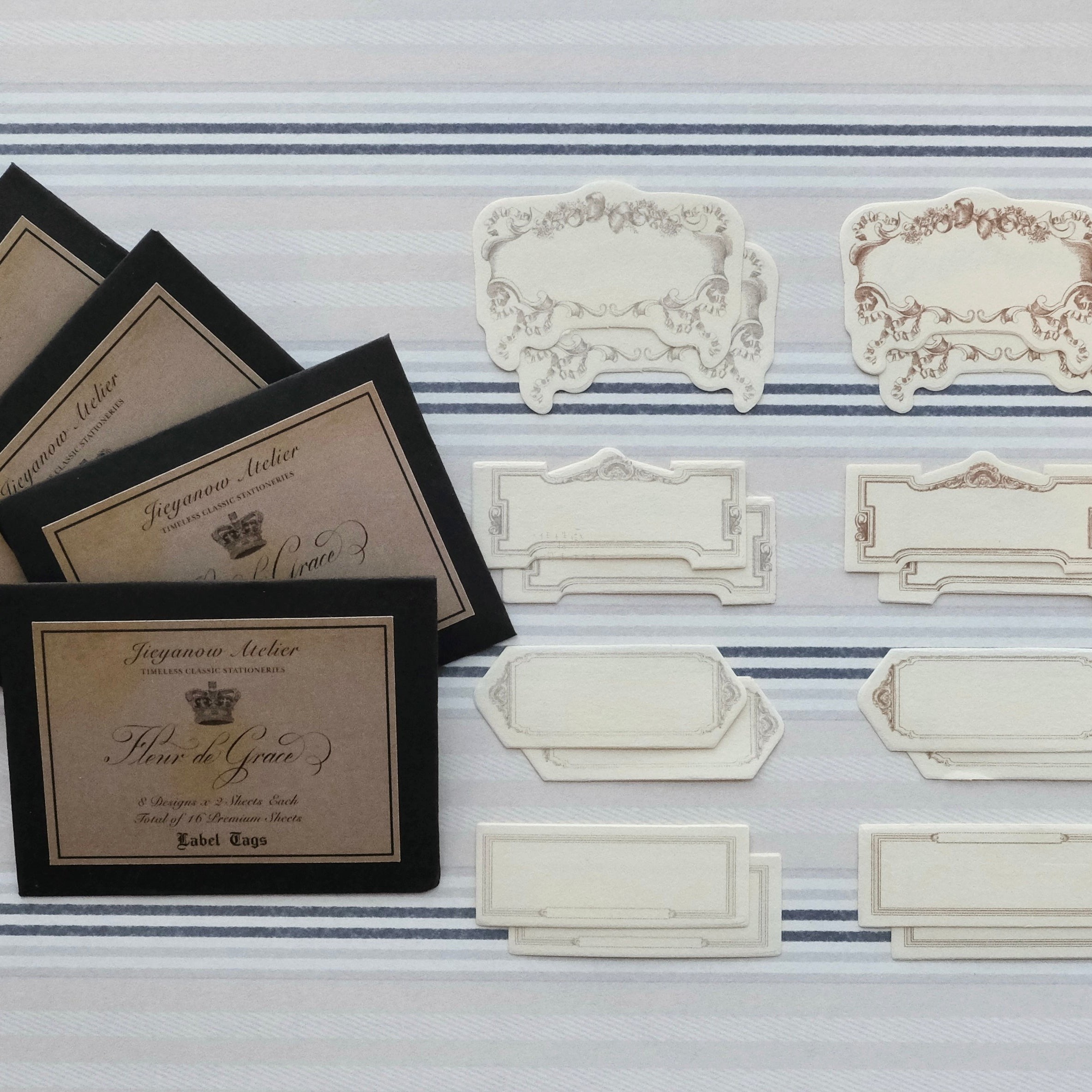 Jieyanow优雅小花备忘录便签纸 手帐Fleur de Grace Quill Notes