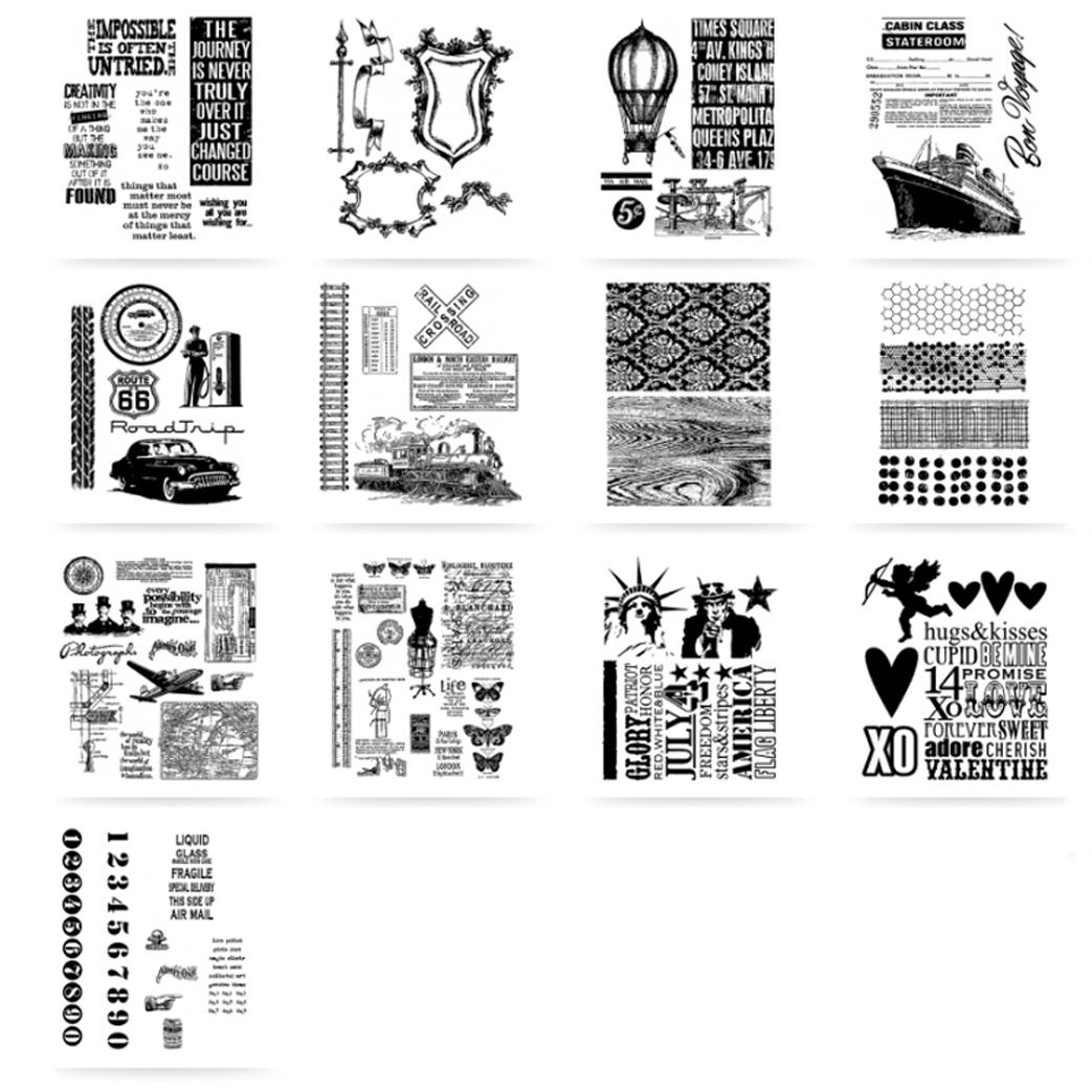 美国进口复古橡胶万圣节骷髅印章