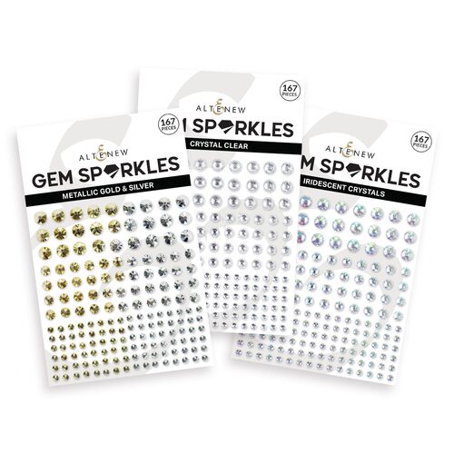 Altenew3D宝石钻石贴立体贴纸Glimmer Shine Gem Sparkles