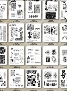 Stampers Anonymous美国进口复古泡棉印章 美女纹理罗马柱SA Tim