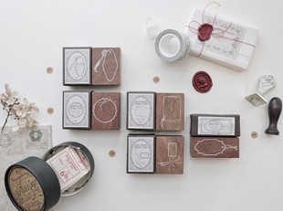 Jieyanow边框标签木印章 ins风马来复古not your usual TAGS