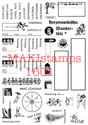 德国复古手绘布朗尼系列手帐