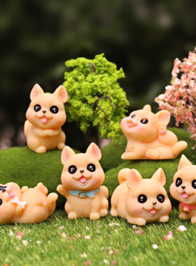 迷你法国斗牛犬公仔模型小狗盲盒