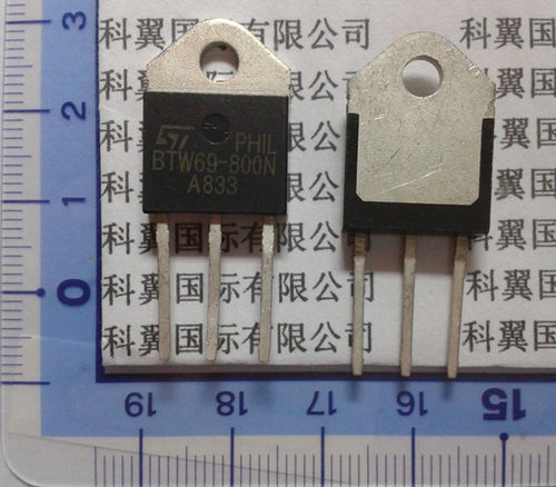 直插 BTW69-800 单向可控硅50A 800V 优质（BTW69800） TO-3P