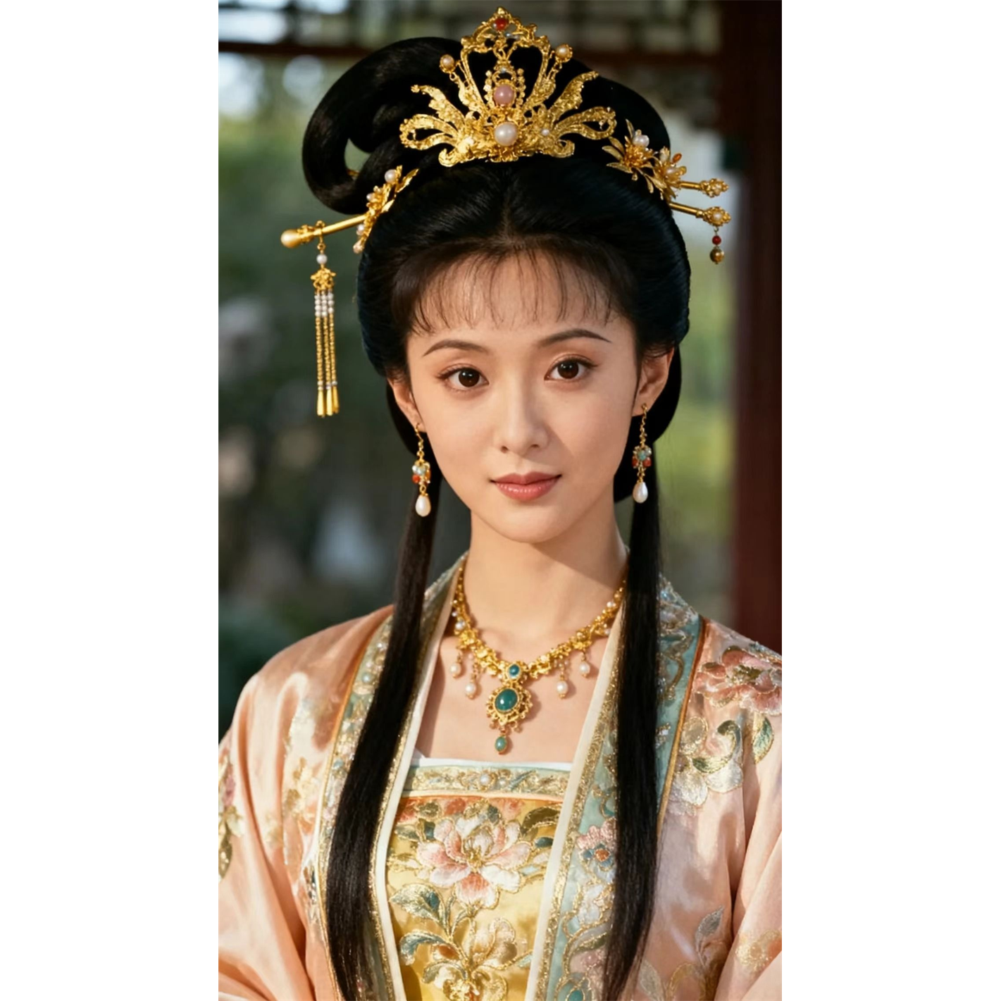 古风温柔美少妇海报客厅卧室浴室出租房墙面古代美女贴画贴纸自粘