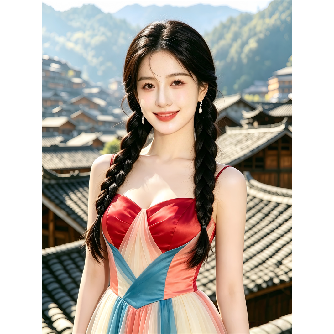 青春靓丽美女贴画客厅卧室出租房室内墙面装饰美少女贴纸海报自粘