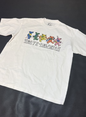 H-D HELL IS REAL 感恩至死 复古机车 重磅小领口 短袖T恤