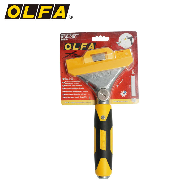 OLFA日本进口刀具短柄刮刀铲刀地板墙面玻璃清洁刀地板刀/XSR-200