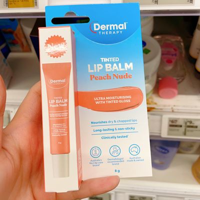 澳洲代购直邮 Dermal Therapy全新保湿唇部救星修复有色润唇膏 8g