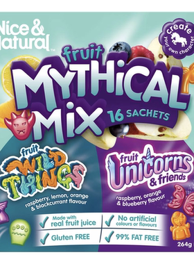 澳洲直邮Nice & Natural Fruit Mythical Mix 天然水果软糖组合装