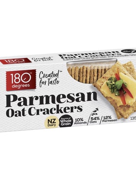 澳洲代购直邮180 Degrees Walnut Oat Crackers核桃燕麦饼干 150g