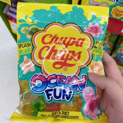 chupa chups 澳洲代购直邮 珍宝珠海洋生物混合水果软糖 150g