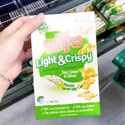 澳洲代购直邮 Arnotts Shapes 空气烘焙非油炸香脆健康饼干 120g