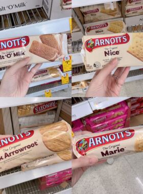 澳洲代购直邮 Arnotts Teddy Bear 泰迪小熊 各色饼干 250g 进口