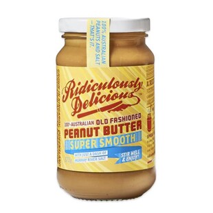 澳洲代购直邮 Ridiculously Delicious 炒鸡好吃国民花生酱 375g