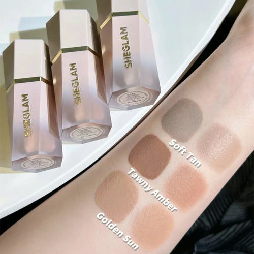 液体修容液试色灰调哑光阴影soft小猴子小样防水tan