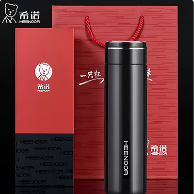 希诺不锈钢保温杯便携车载家用办公商务男女泡茶喝水杯XN-3028